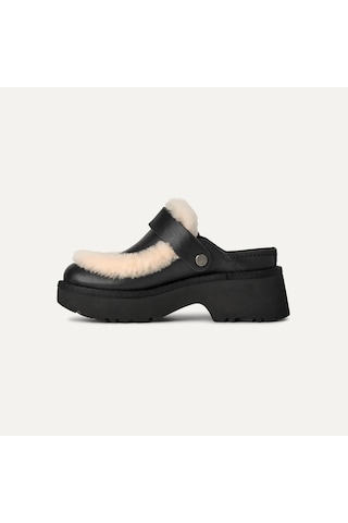 Sandalet Kadın 1171507 Ugg W Esmee Leather Clog Black Siyah
