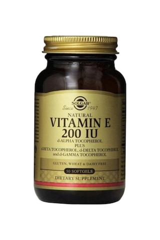 Solgar Vitamin E 200 Iu 50 Kapsül