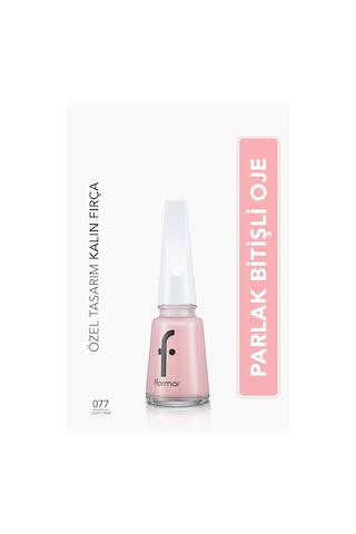 Flormar Nail Enamel Mineralli Klasik Parlak Oje 077 Light Pink