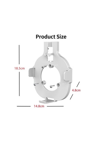 Pazly Bilgisayar Standı Duvara Monte Yönlendirici Braketi Kolay Kurulum Siyah/beyaz Eero Pro 6 Uyumlu