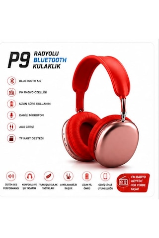 P9 Kafa Üstü Bluetooth Kulaklık P9 Kafa Üstü Bluetooth Kulaklık