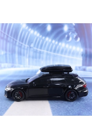 Audi Rs6 1:32 Metal Maket Araba Siyah Birebir Wagon