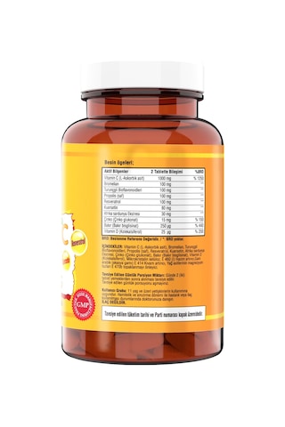 Ncs Vitamin C Çinko Propolis 120 Tablet Vitamin D Ncs Vitamin D3