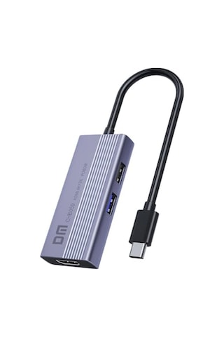 Ayrex Chb059 Type-c To 4k Hdmı 2 Usb-a Pd 60w Sd Ve Micro Sd Kart Okuyucu Çoklayıcı Hub