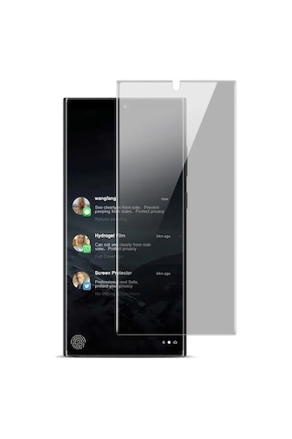 Samsung Galaxy Uyumlu S23 Ultra Full Ön Kaplama Koruma Filmi - AL3280