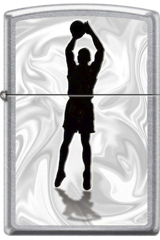 Zippo Basketball Player Shadow Street Chrome Çakmak - 49007-00063-model31