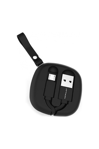 Konfulon S79 2A Micro USB Kablo 20 CM - 1M Siyah