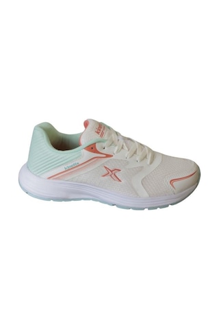 Kinetix Kadın Siyah Beyaz Comfort Taban Bağcıklı Günlük Koşu Spor Ayakkabı 001