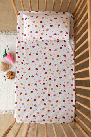 Pamuk Ranforce Lastikli Çarşaf Seti 80x140 Çarşaf 35x45 Yastık Kılıfı