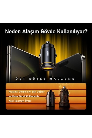 Aohi Superauto 65w Araç İçi Şarjı, 15w Şarj Aleti Handsfree Telef