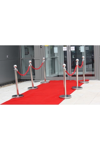 Protokol Bariyeri Ankara Paslanmaz Yönlendirme Bariyeri Metalik Bariyer 10 Adet