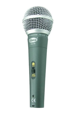 Fm 58 Gold Audio Dinamic Mikrofon Metal El Mikrofonu