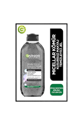 Garnier Micellar Kömür Kusursuz Makyaj Temizleyici Jel 400 ML