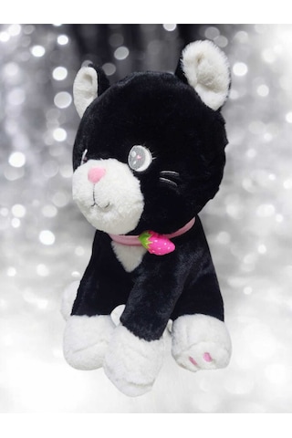 40 Cm En İyi Arkadaşım Kedi Peluş Siyah