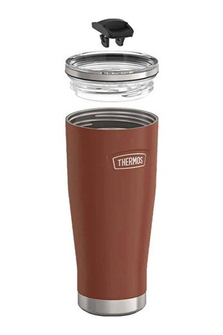 Thermos Icon Is115 0,53l Slıde Lock Mug Saddle W/straw Klasik Termos Is115-022977 Kahverengi Kahverengi