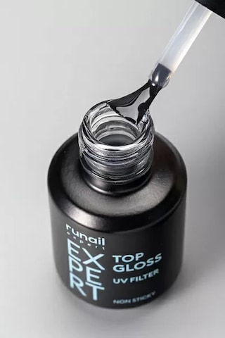 Fontenay Runail Top Gloss Non Sticky Uv Filtreli Parlak Top Coat, 18 Ml Runail Expert No: 118 Şeffaf Diğer