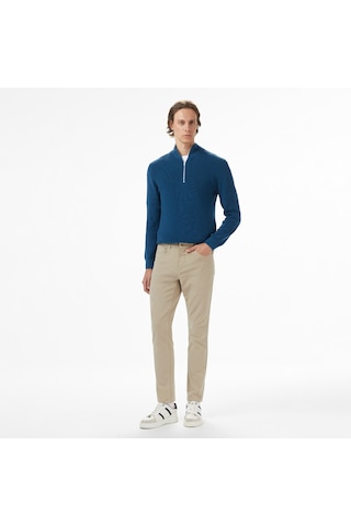 Nautica Erkek Mavi Classic Fit Kazak Düz S57300t Mavi