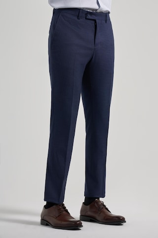 İmza Lacivert Esnek Yandan Cepli Slim Fit Classic Pantolon 1003250160 Lacivert