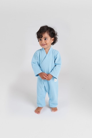 Totzee Uzun Kimono Tulum Gökyüzü Mavisi Mavi