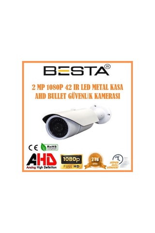 2mp Ahd 1080p 42 Led Metal Kasa Dış Ortam Güvenlik Kamerası