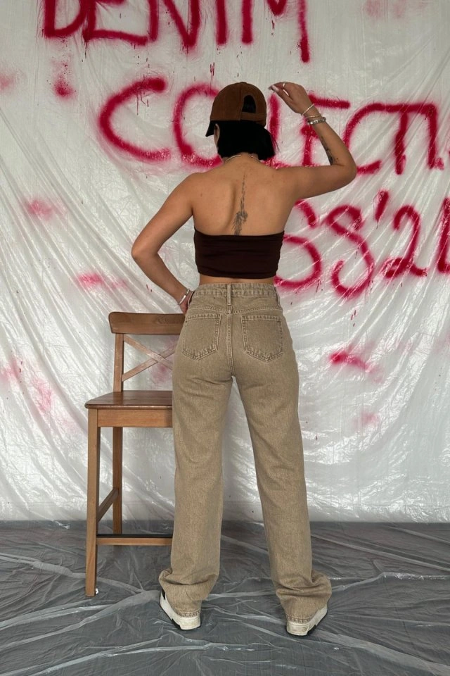 Buğrahayalin Vizon Straightmania Jeans Pantolon