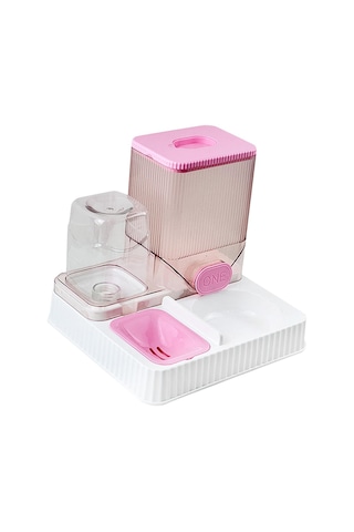 Suntek Otomatik Kedi Tiryakisi Besleyici Pet Içme Kasesiz-pembe