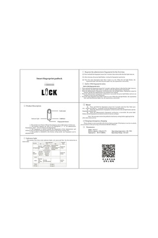 Createtech Yulong Reedark Akıllı Parmak İzi Kilit - Şifresiz, Su Geçirmez, Dış Mekan