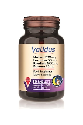 Lavander + Banana + Melissa + Rhodiola + Jasmin 30 Tablets