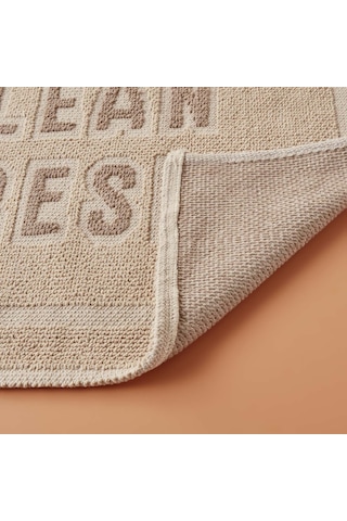 Bella Maison Clean Fresh Paspas Takımı Krem 60x100 - 50x60 CM Krem