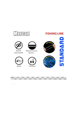 Mercan Standart 1 KG Beyaz Çile Misina