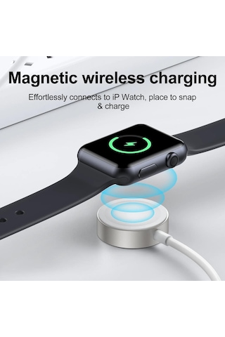 Joyroom Manyetik Type-c Giriş Apple Uyumlu iPhone Watch Kablosuz Şarj Aleti