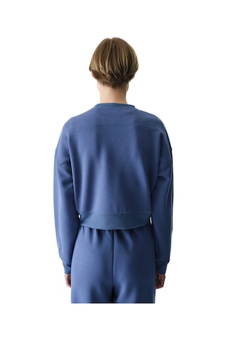 Penti Koyu Mavi Silky Feel Contrast Sweatshirt