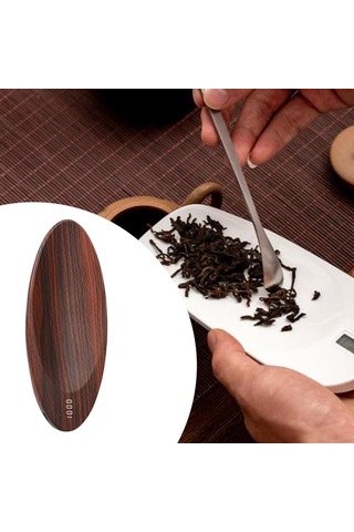 Homyl Cep Mini Ölçekli Modern Kahve Terazisi Tartı Kahverengi Kahverengi