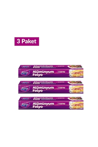 Alüminyum Folyo 8 Mt Üçlü Set