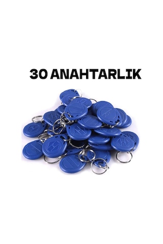 Electrimax 1 Adet Şifreli Kapı Kilidi 30 Adet Anahtarlık