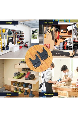 Springsun 2'li Duvara Monte Dayanıklı Taşlama Askısı - 5 İnç Açılı Taşlama İçin