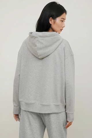 Hiccup Oversize Kapüşonlu Sweatshirt Gri