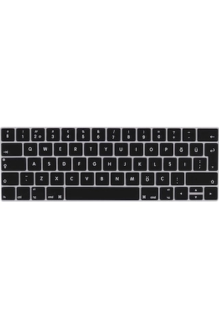 Apple Uyumlu MacBook Pro 13' Touch Bar A1706 Q Klavye Koruyucu Silikon Ped 001