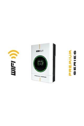 Mexxsun Premium 24v 4kw Tam Sinüs Akıllı İnverter Wi-fi/ Dual Output