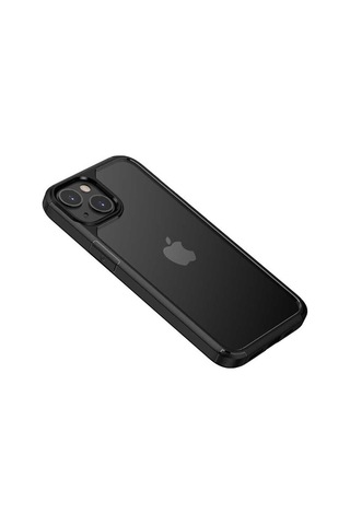 Apple Uyumlu iPhone 13 Mini Kılıf Zore Roll Kapak Siyah