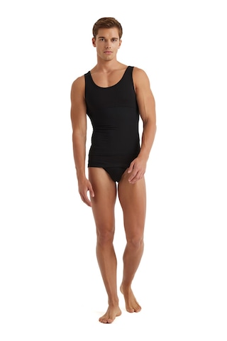 Erkek Korse Atlet 9209 - Siyah