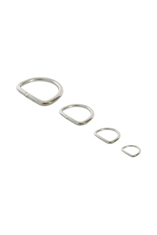 Paslanmaz Krom D Halka. D Halka. 6mm. 45x35mm