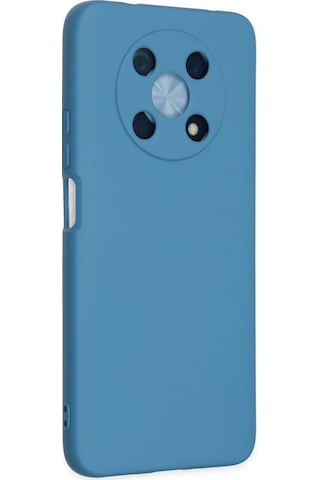 Cosmotex Newface Huawei Nova Y90 Kılıf Nano İçi Kadife Silikon - Mavi