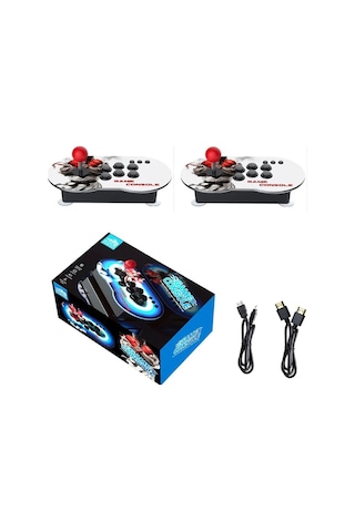 Konsol Plus M9 64 GB Arcade Retro 4k Hdmı Oyun Konsolu 10000 Oyun Çift Kontroller