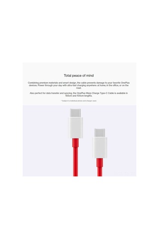 Hombey Oneplus Warp Charge 65w Hızlı Şarj Kablosu, 150cm Type-c To Type-c, Yüksek Kaliteli Bakır Teli, Oneplus Cihazları İçin