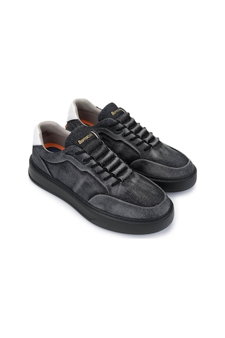 Barracuda Erkek Hakiki Deri Siyah/beyaz Sneakers & Spor Ayakkabı 511 Bu3510a Erk Ayk Y24 Denım Nero/bıanco Siyah  -  Beyaz