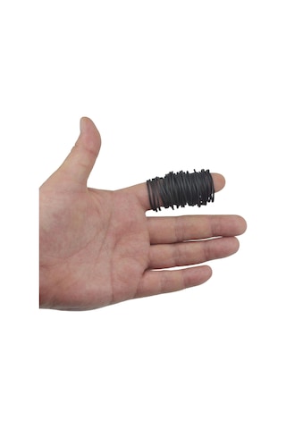 Ekoset Kauçuk Paket Ambalaj Toka Para Lastiği 40Mm Siyah 1Kg