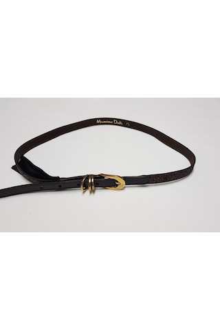 6101/616 Massimo Dutti Kahve Bayan Kemer Kahverengi