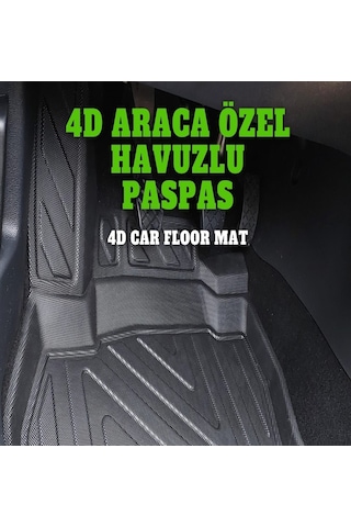 Tesla Model Y 2025 Sonrası Premium Araca Özel 4d Paspas