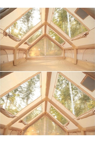 Shufa Glamping Family Şişme Çadır 300 400 200 Cm B Çok Renkli